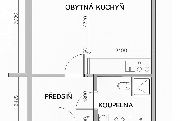 PRONÁJEM BYTU 1+KK V BRNĚ